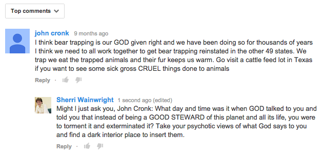 Comments on Trapping