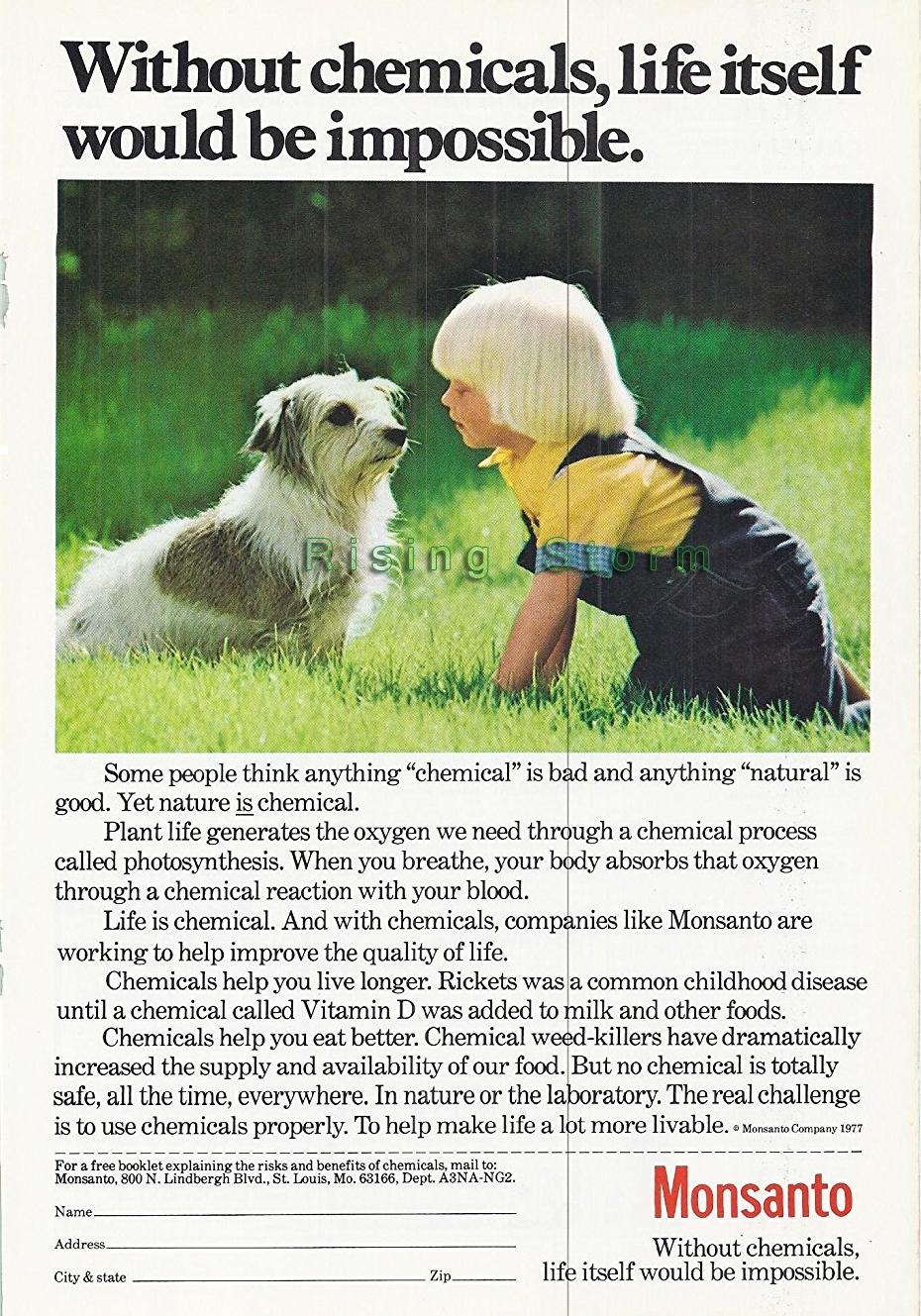 1979 Monsanto Ad in National Geographic